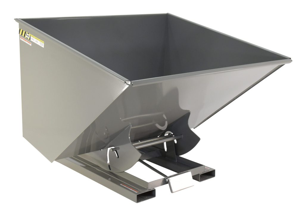 Self-Dump Hopper Hd 2.5 Cu Yd 6K Gray