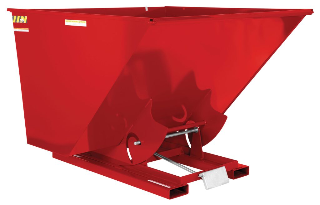 Self-Dump Hopper Hd 2.5 Cu Yd 6K Red