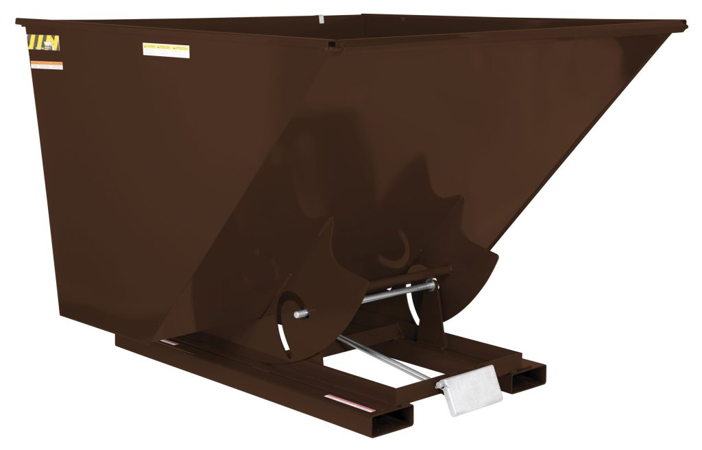 Self-Dump Hopper Ld 2.5 Cu Yd 2K Earth Brown