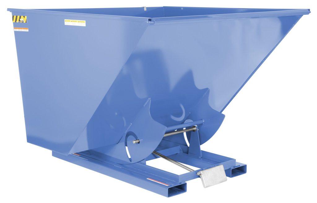 Self-Dump Hopper Md 2.5 Cu Yd 4K Sky Blue