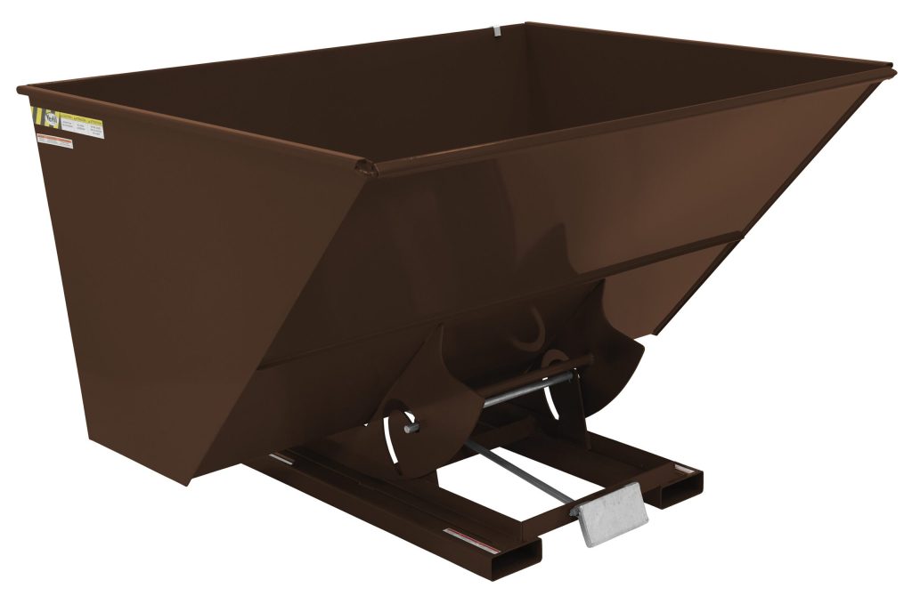 Self-Dump Hopper Hd 3 Cu Yd 6K Earth Brown