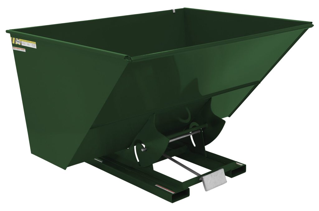 Self-Dump Hopper Ld 3 Cu Yd 2K Hunter Green
