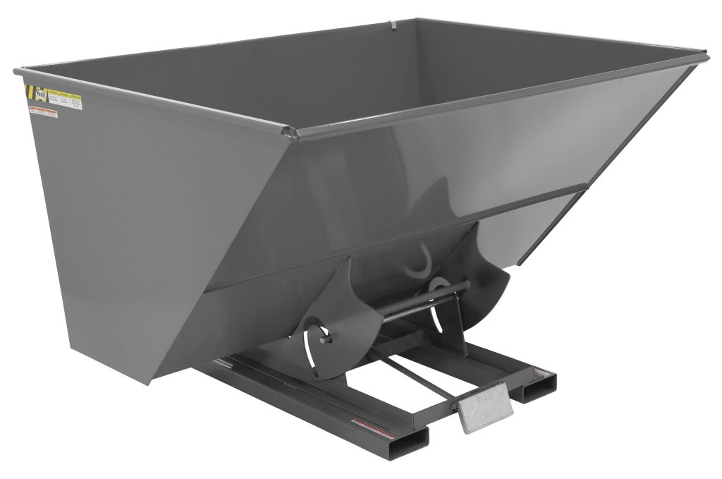 Self-Dump Hopper Ld 3 Cu Yd 2K Gray