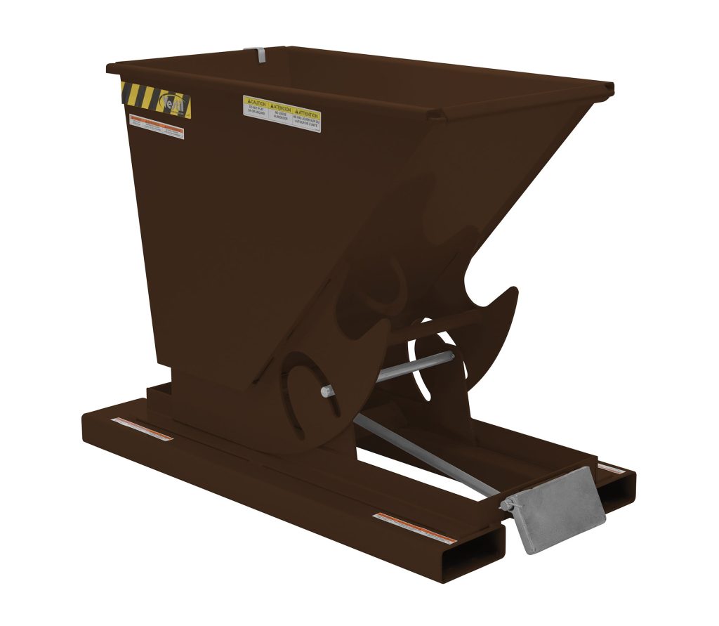 Self-Dump Hopper Hd .33 Cu Yd 6K Earth Brown