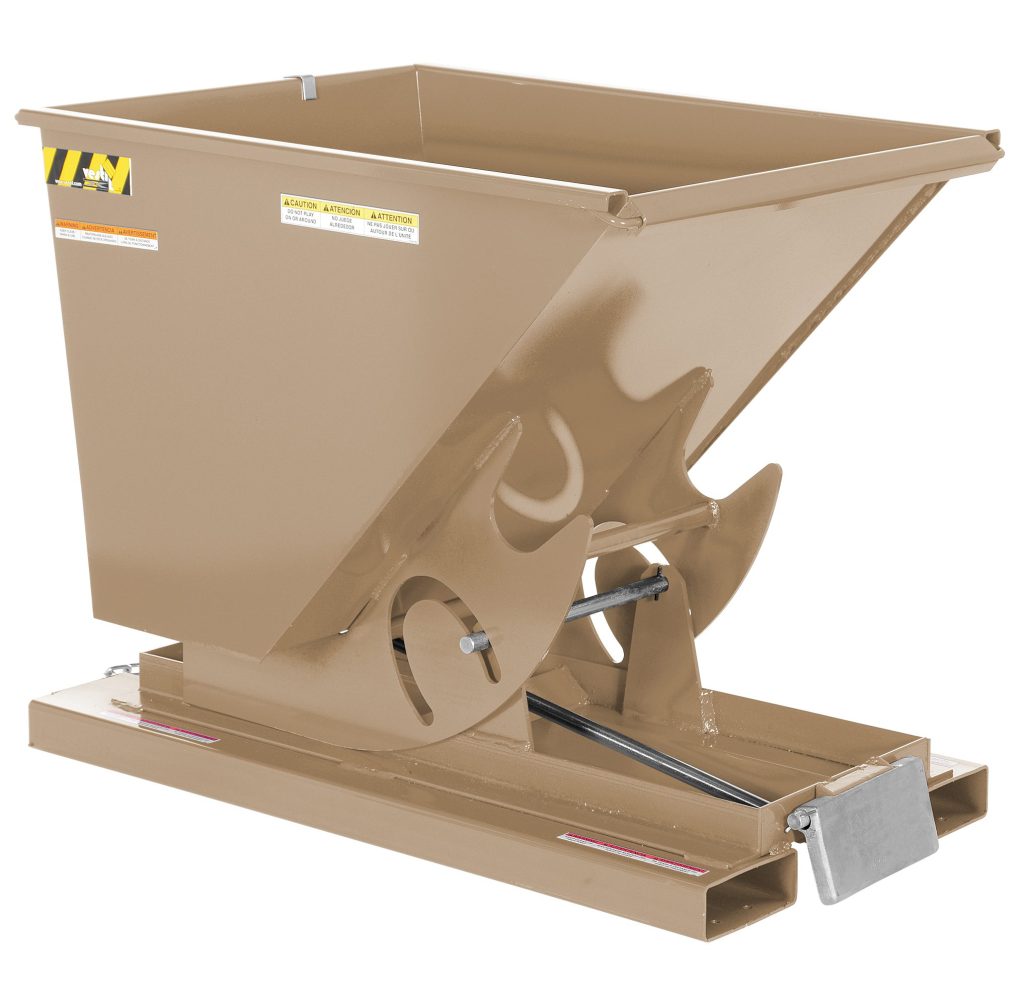 Self-Dump Hopper Hd .50 Cu Yd 6K Khaki Tan
