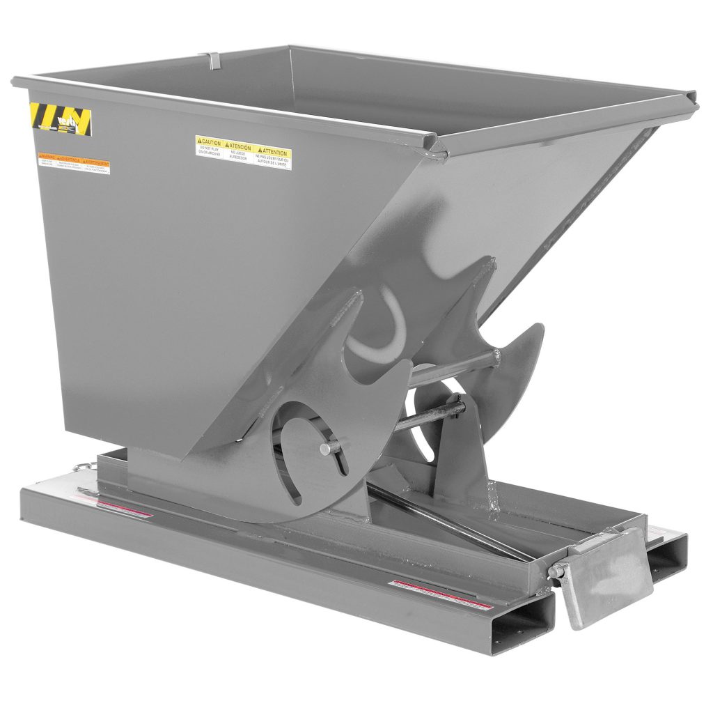 Self-Dump Hopper Hd .50 Cu Yd 6K Machine Gray