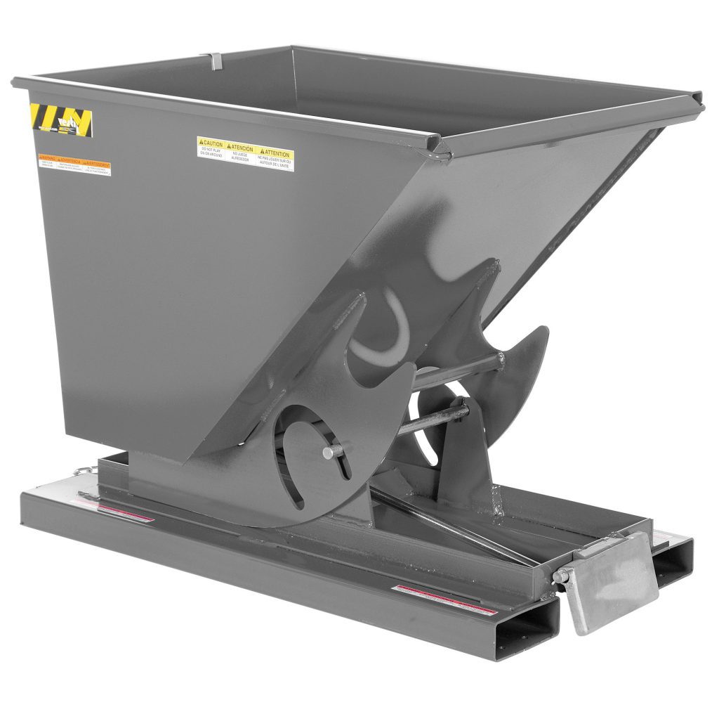 Self-Dump Hopper Hd .50 Cu Yd 6K Gray