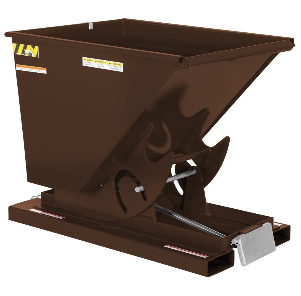 Self-Dump Hopper Md .50 Cu Yd 4K Earth Brown