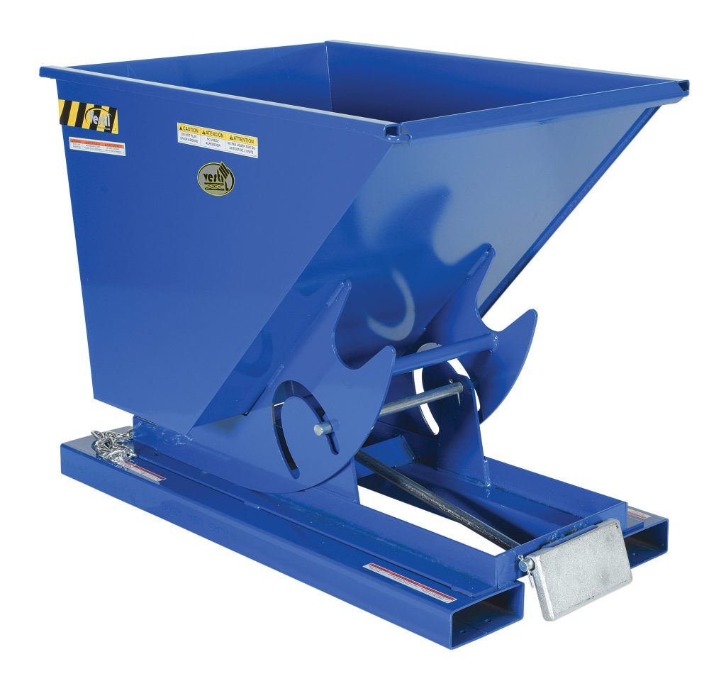 Self-Dump Hopper Md .50 Cu Yd 4K Blue