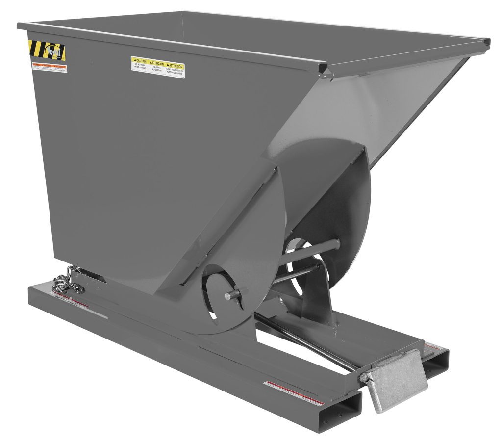 Self-Dump Hopper Hd .75 Cu Yd 6K  Gray
