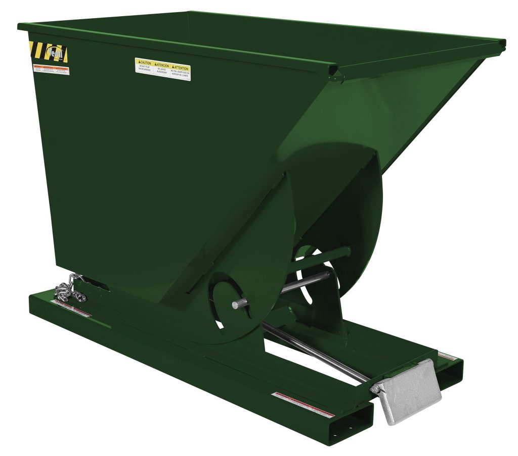 Self-Dump Hopper Md .75 Cu Yd 4K Hunter Green