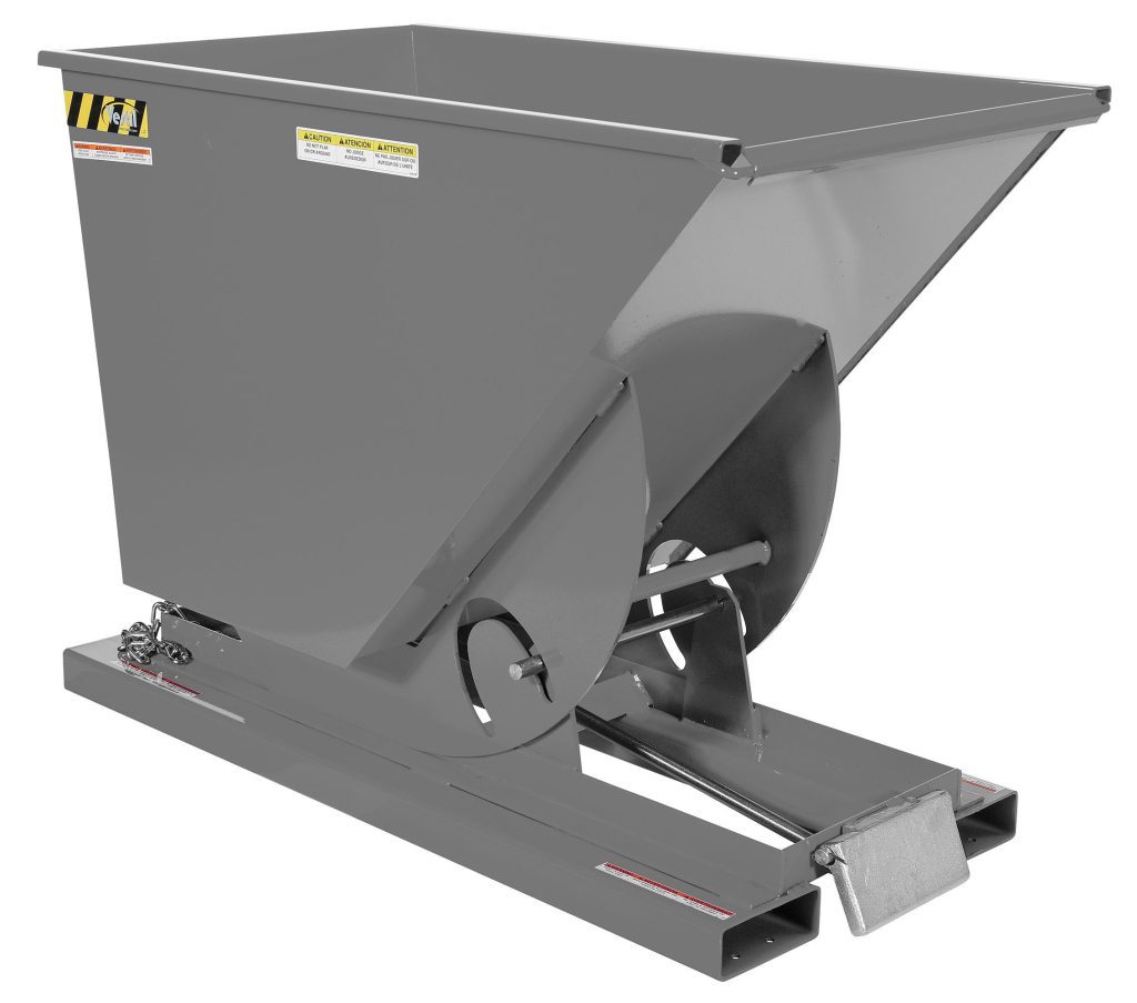 Self-Dump Hopper Md .75 Cu Yd 4K Machine Gray