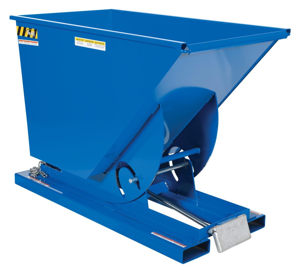 Self-Dump Hopper Md .75 Cu Yd 4K Blue