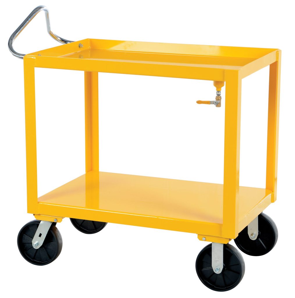 Ergo Handle Cart W/Drain Yellow