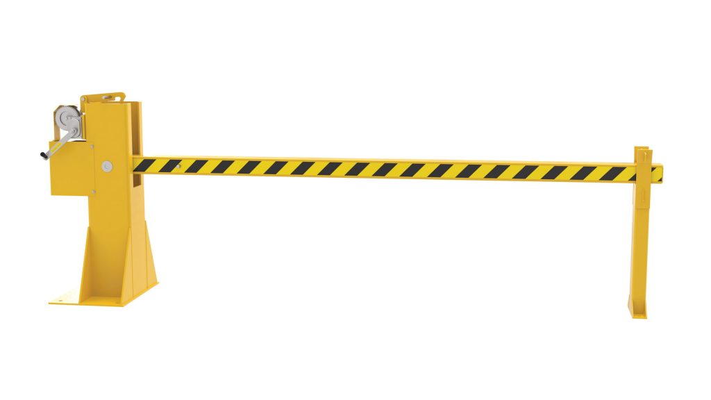 Vestil Dock Barricade Manual Hand Crank 8 Ft