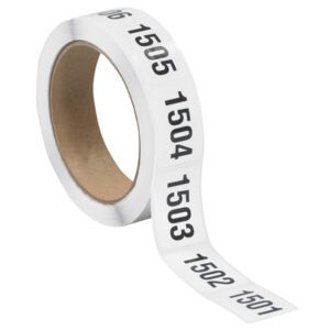 Consecutive Numbered