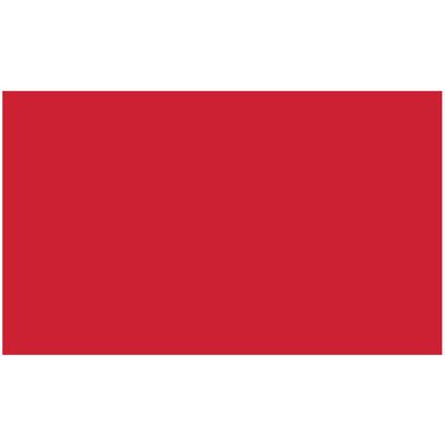 DL1592FR.jpg A solid red rectangle fills the entire image, similar to MH-USA 3 x 5 Fluorescent Red Removable Rectangle Labels (500 per Roll).