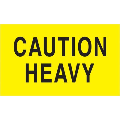 DL2101.jpg The MH-USA 3 x 5 Caution - Heavy fluorescent yellow labels feature bold black text, come in rolls of 500, and are ideal for ensuring high visibility for safety needs.