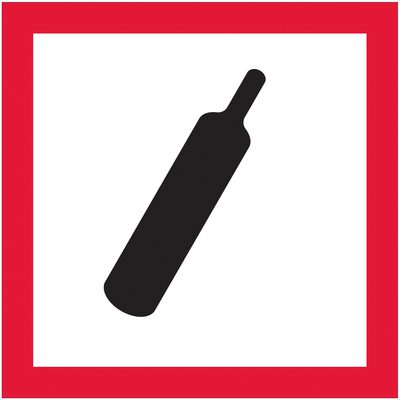 DL4143.jpg A cricket bat silhouette is elegantly placed inside a red-bordered square, akin to the precision of MH-USA 1 x 1 Pictogram - Gas Cylinder Labels (500/Roll).