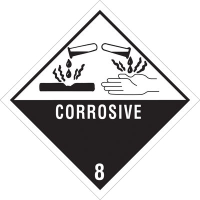"Corrosive Labels