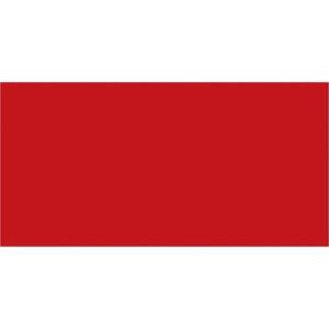 The design includes a solid red rectangle, similar to MH-USA 3 x 6 Red Inventory Rectangle Labels, centered on a white background.