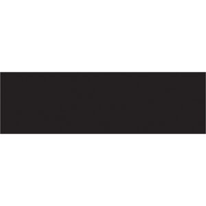 A bold solid black rectangle, similar to the MH-USA 3 x 10 Black Inventory Rectangle Labels (250/Roll), dominates the entire frame.