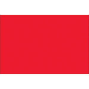 The image is dominated by the vibrant hue of a solid red rectangle, similar to MH-USA 4 x 6 Fluorescent Red Inventory Rectangle Labels (500/Roll).