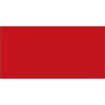 A solid red rectangle fills the entire frame, evoking MH-USAs 2 x 4 Red Inventory Rectangle Labels (500 per roll), devoid of any patterns or textures.