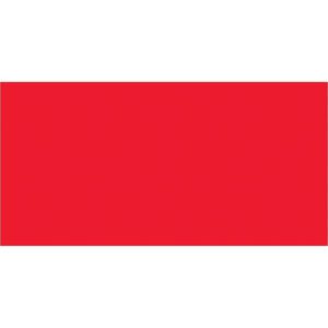 A solid MH-USA 2 x 4 fluorescent red rectangle fills the image, capturing the vibrant essence of MH-USAs Fluorescent Red Inventory Rectangle Labels (500/Roll) used in organizational systems.