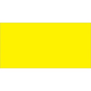 A vibrant yellow rectangle fills the frame, similar to MH-USA 2 x 4 Fluorescent Yellow Inventory Rectangle Labels (500/Roll), which brighten any space with their bold hue.