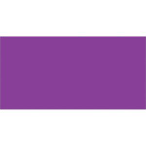 The image features a solid purple rectangle resembling the MH-USA 2 x 4 Purple Inventory Rectangle Labels (500/Roll) on a white background.