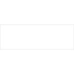 A sleek, elongated white rectangle, akin to MH-USA 3 x 9 White Inventory Rectangle Labels (250/Roll), seamlessly placed on a simple backdrop.