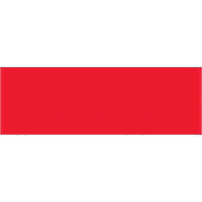 DL637G.jpg A simple, solid red rectangle, like the vibrant hue of MH-USA Fluorescent Red 3 x 9 Inventory Rectangle Labels (250/Roll), stands out against a white backdrop.