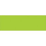 A vibrant fluorescent green rectangle, resembling the MH-USA 3 x 9 Fluorescent Green Inventory Rectangle Labels (250/Roll), stands out on a white background.