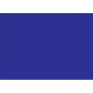 A solid blue rectangle fills the frame, reminiscent of MH-USA 5 x 7 Dark Blue Inventory Rectangle Labels (500/Roll), exhibiting a deep and consistent shade with no visible patterns or color variations.