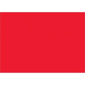 A solid red rectangle on a white background, reminiscent of the bright color of MH-USA 5 x 7 Fluorescent Red Inventory Rectangle Labels.