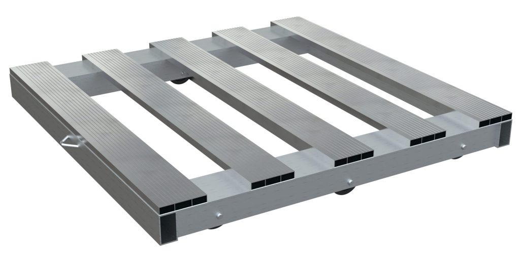 Alum Pallet Dolly Pallet Top No-Tilt 4K 42X42