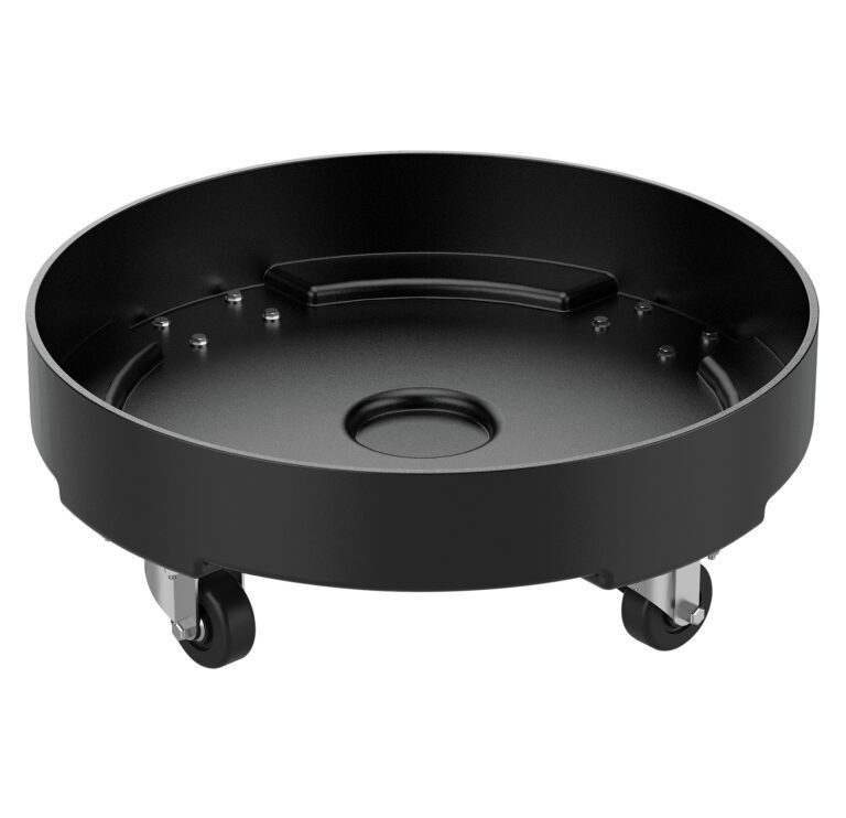 DRUM-DP-LD-55-BK_A.jpg Meet the Vestil Drum Dolly Ld Poly Black 55 Gallon, an ideal solution for large pots. This round, wheeled dolly with four casters and a raised rim makes moving heavy 55-gallon planters indoors or outdoors a breeze.