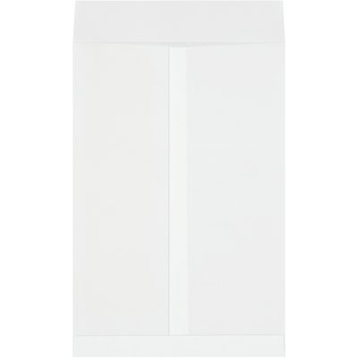 EN1080W.jpg The MH-USA 12 1/2 x 18 1/2 White Jumbo Envelopes (250/Case) feature a vertical seam providing elegant protection for documents against a white background.