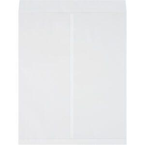 A plain white envelope with a V-shaped flap matches the MH-USA 22 x 27 White Jumbo Envelopes (100/Case), set against a white backdrop, featuring no markings.