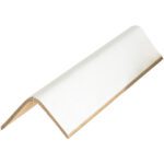 The MH-USA 2 x 2 x 48 .120 Edge Protectors, featuring a beige corrugated base and sleek white exterior, are ideal for edge protection during shipping. Available cased at 100 per case, theyre showcased elegantly against a plain white background.