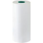 A large MH-USA 18 Freezer Paper Roll (1100/Roll), with a white roll and green core, stands vertically against a plain white background.
