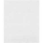 The plain white textured surface, similar to frosted glass, is evenly lit and features a subtle pattern akin to the fine dots found on MH-USA 5 x 6 Flush Cut Foam Pouches (500/Case).