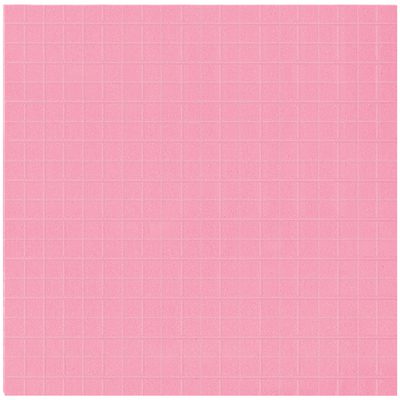 FPP2424105.jpg A pink square sheet of graph paper with a grid pattern similar to the precise design in MH-USA 24 x 24 x 1 Anti-Static Pick & Pack Foam. The thin, evenly spaced grid lines create small squares across the surface, akin to the foams 1/2 squares (12 sheets per case).