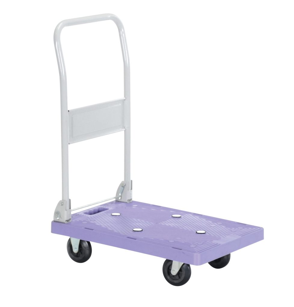 Plastic Platform Truck W/Folding Handle