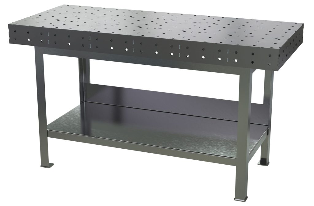 Fixture Welding Table, .25" Perforated Top 30X72