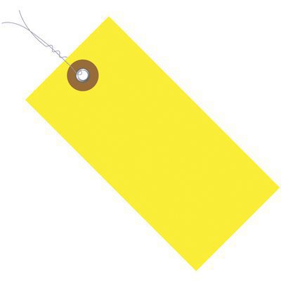 Yellow® Pre-Wired Shipping Tag (100/Case)