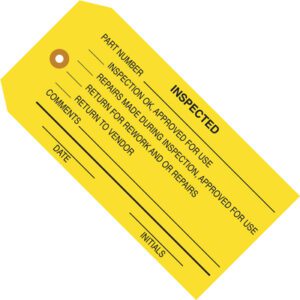 Inspection Tags