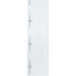 A long translucent adhesive strip with black lines and arrows mirrors the precision of MH-USA 21 x 4 x 72 - 0.6 Mil Garment Bags (270/Roll), ideal for measurements or alignment guides.