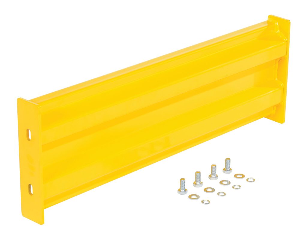 Bolt-On Style Guard Rail 3 Ft Yellow